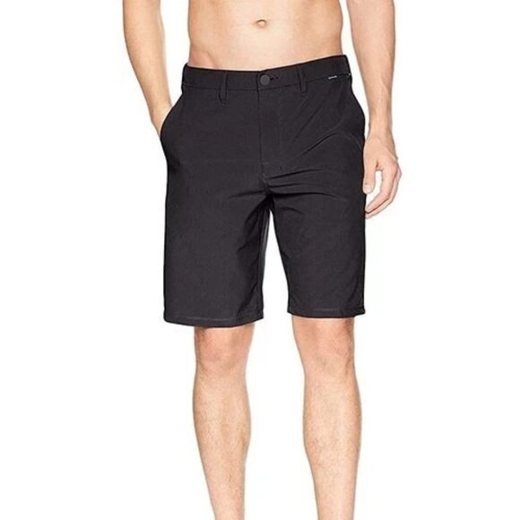 Hurley Other - NWOT Hurley Tech Shorts Men's Size 32 Quick-Dry Black Shorts Polyester & Spandex